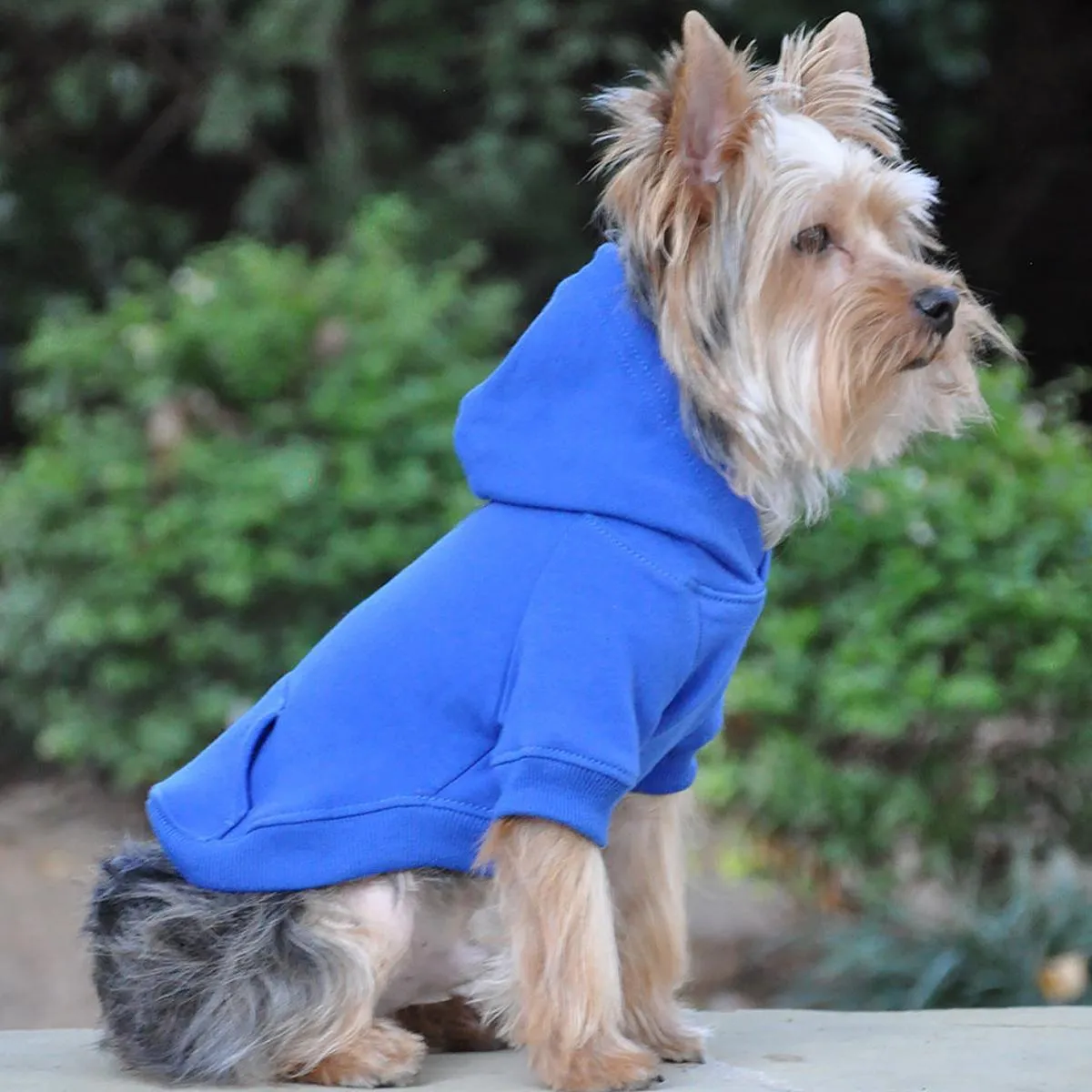 Flex-Fit Dog Hoodie Blue