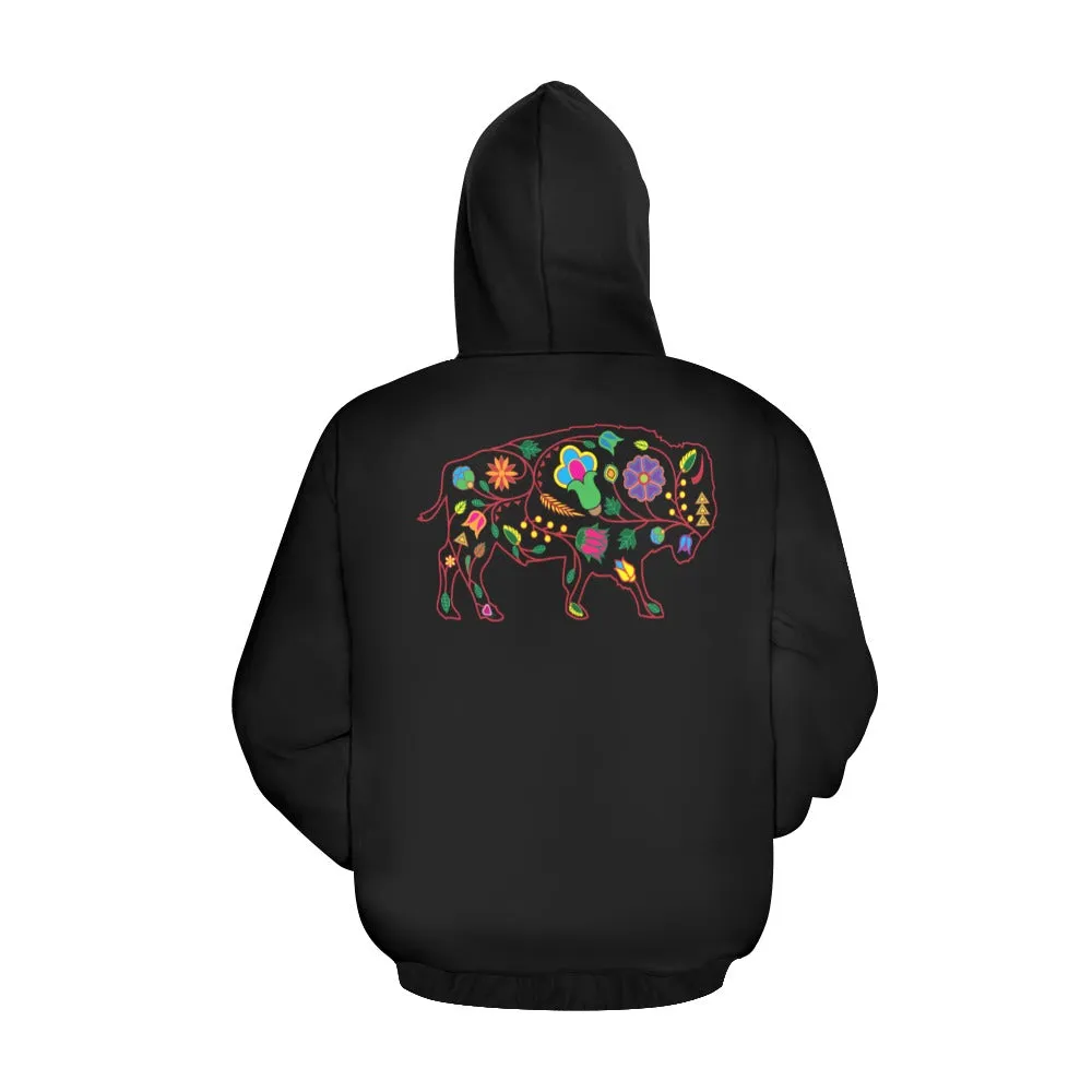 Floral Buffalo Hoodie for Men (USA Size)