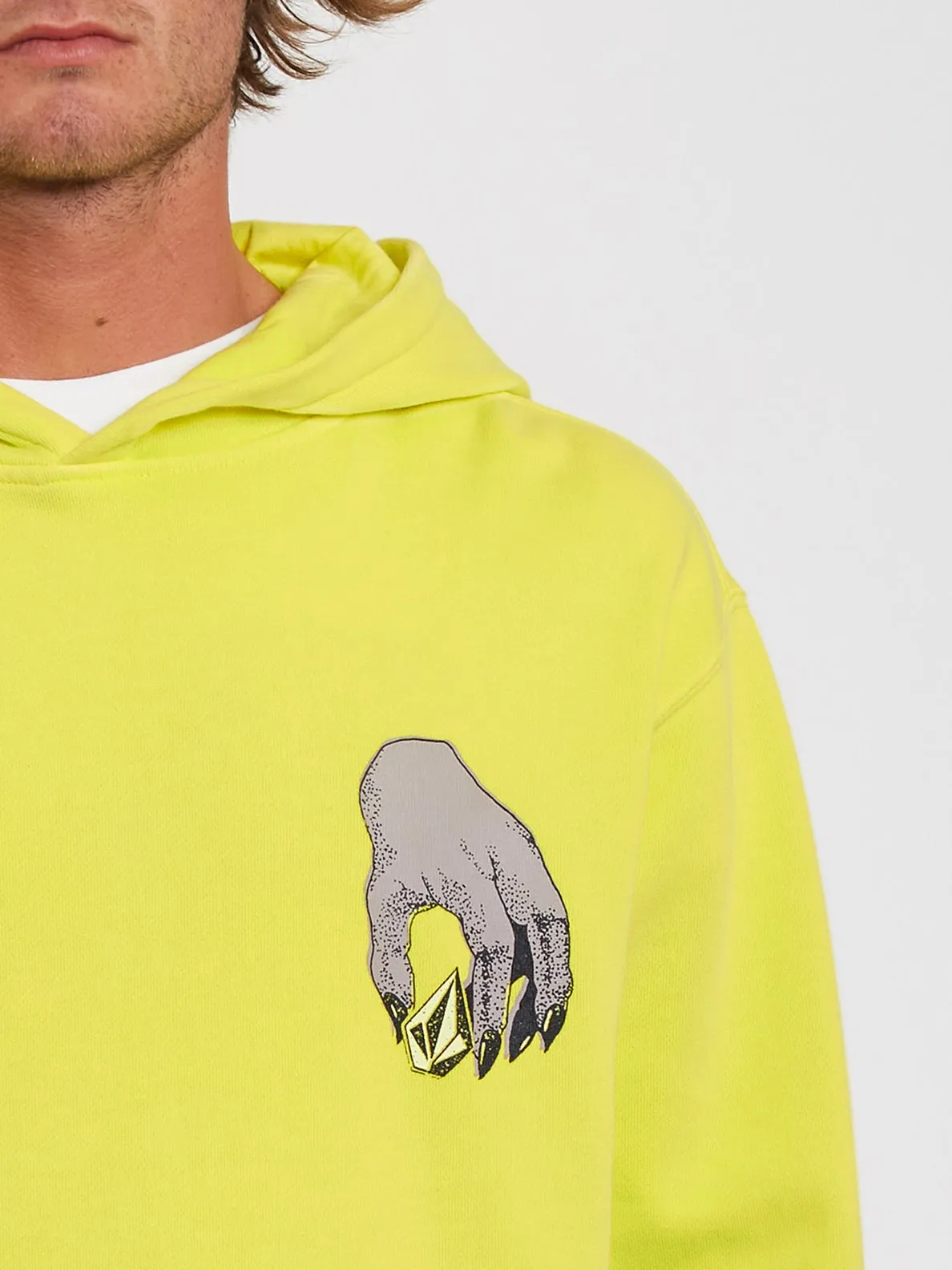 FLOWMAT PULLOVER HOODIE - LIMEADE