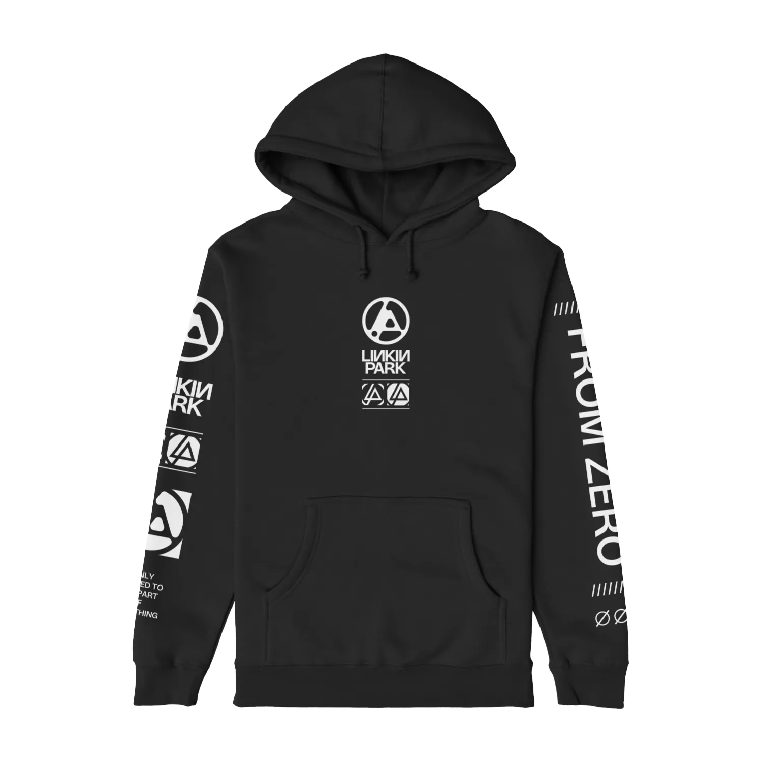 FZR BLACK PULLOVER HOODIE