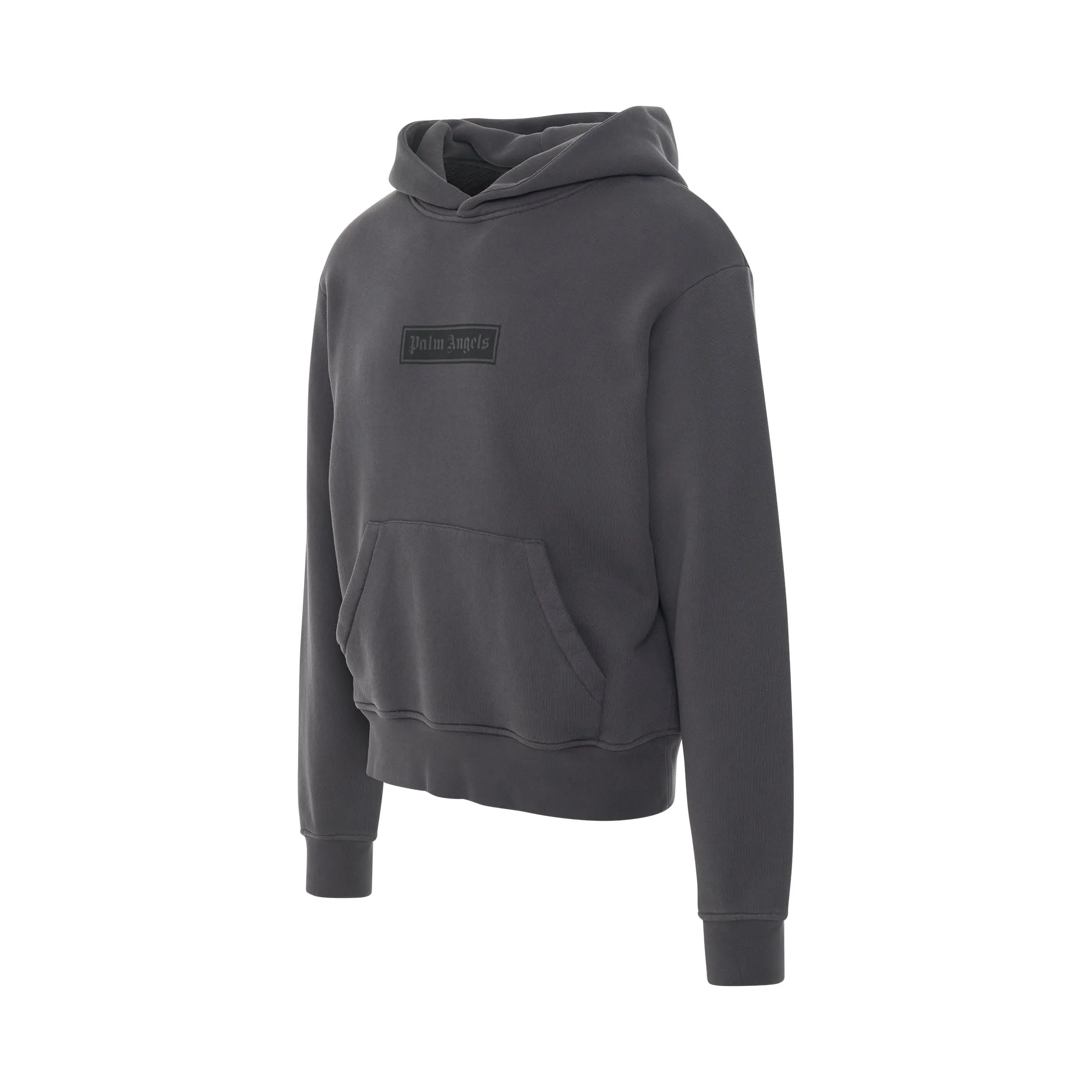 GD Box Logo Hoodie in Black/White