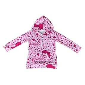 Girl's Barbie Pink Pullover Hoodie