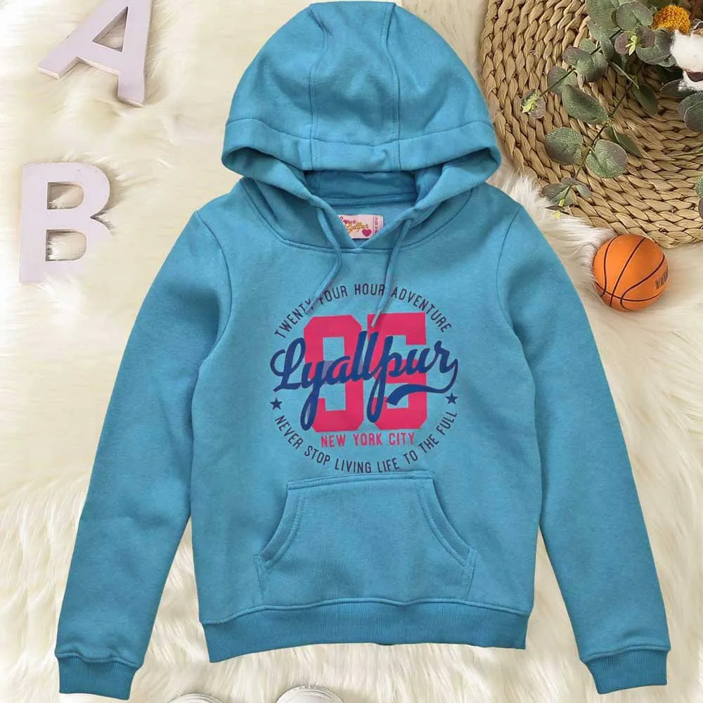 Girl's Lyallpur 95 Printed Pullover Hoodie