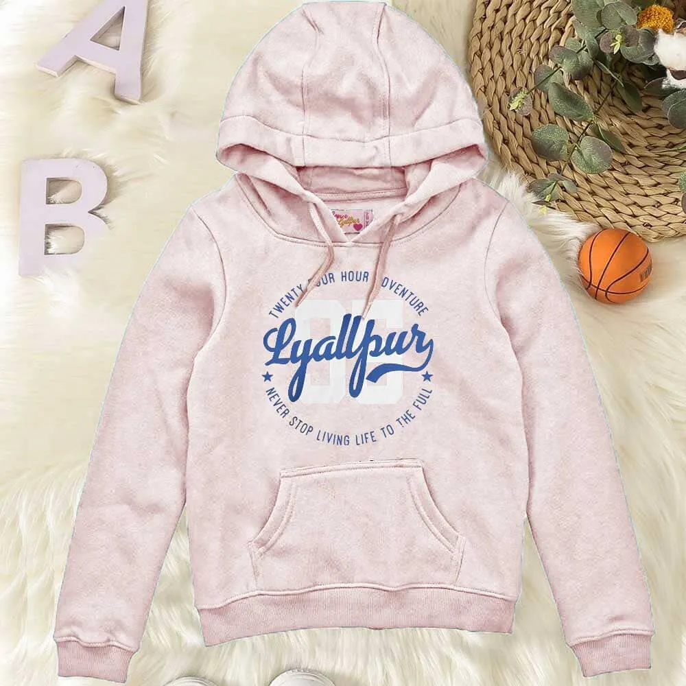 Girl's Lyallpur 95 Printed Pullover Hoodie