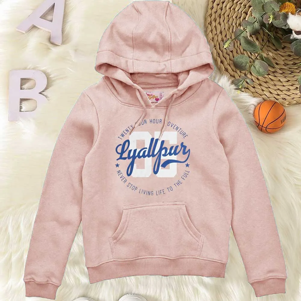 Girl's Lyallpur 95 Printed Pullover Hoodie