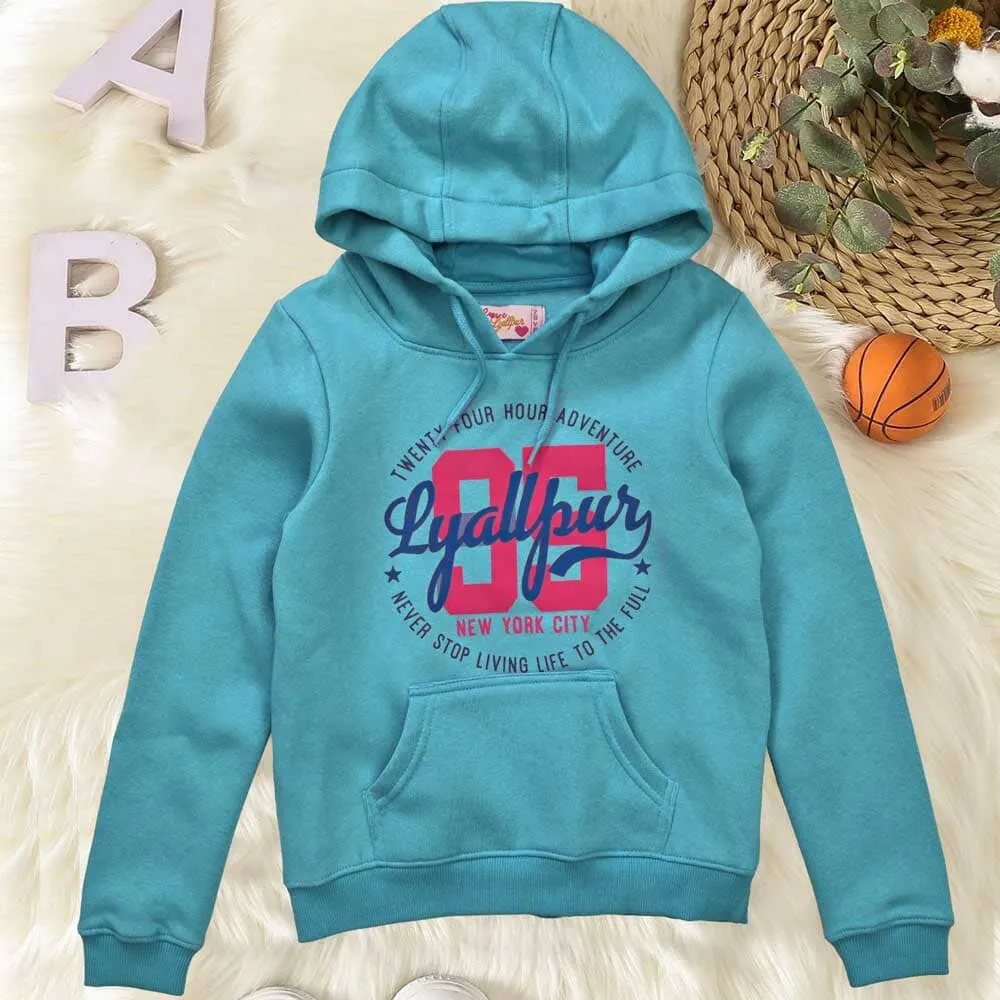 Girl's Lyallpur 95 Printed Pullover Hoodie