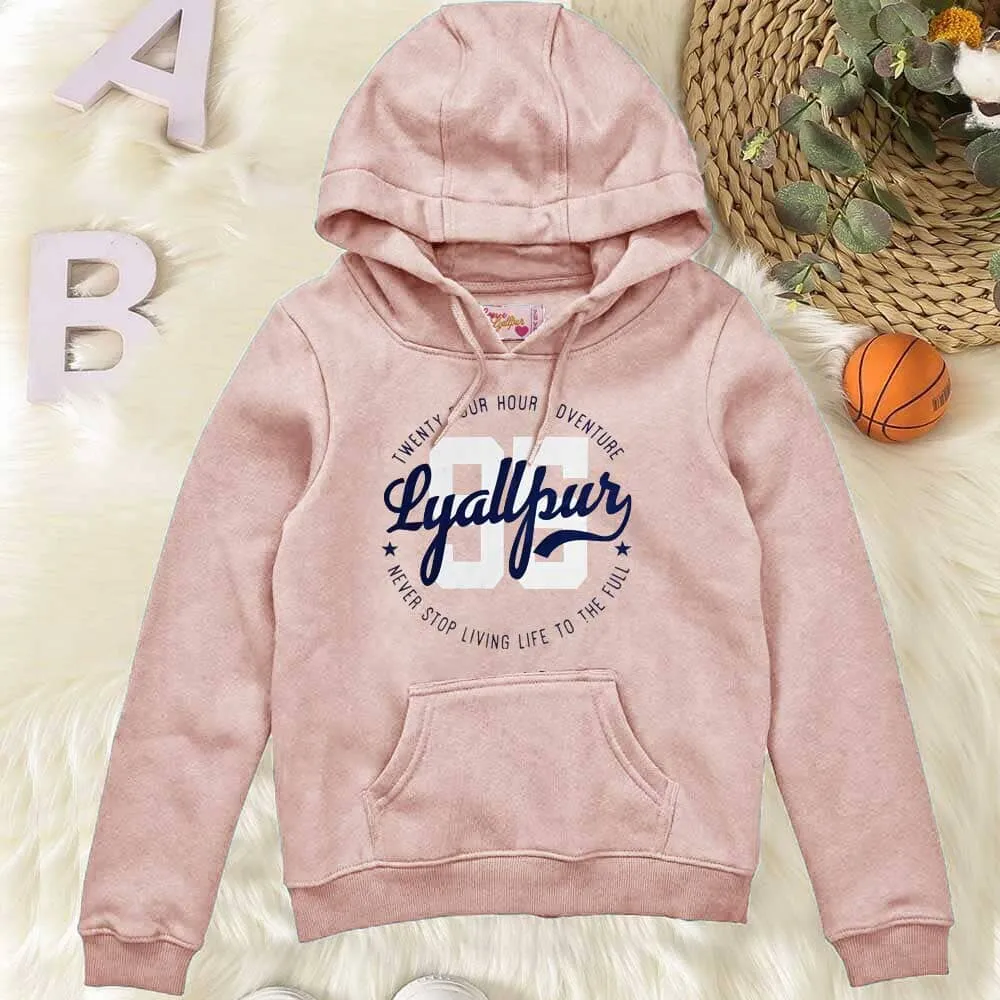 Girl's Lyallpur 95 Printed Pullover Hoodie