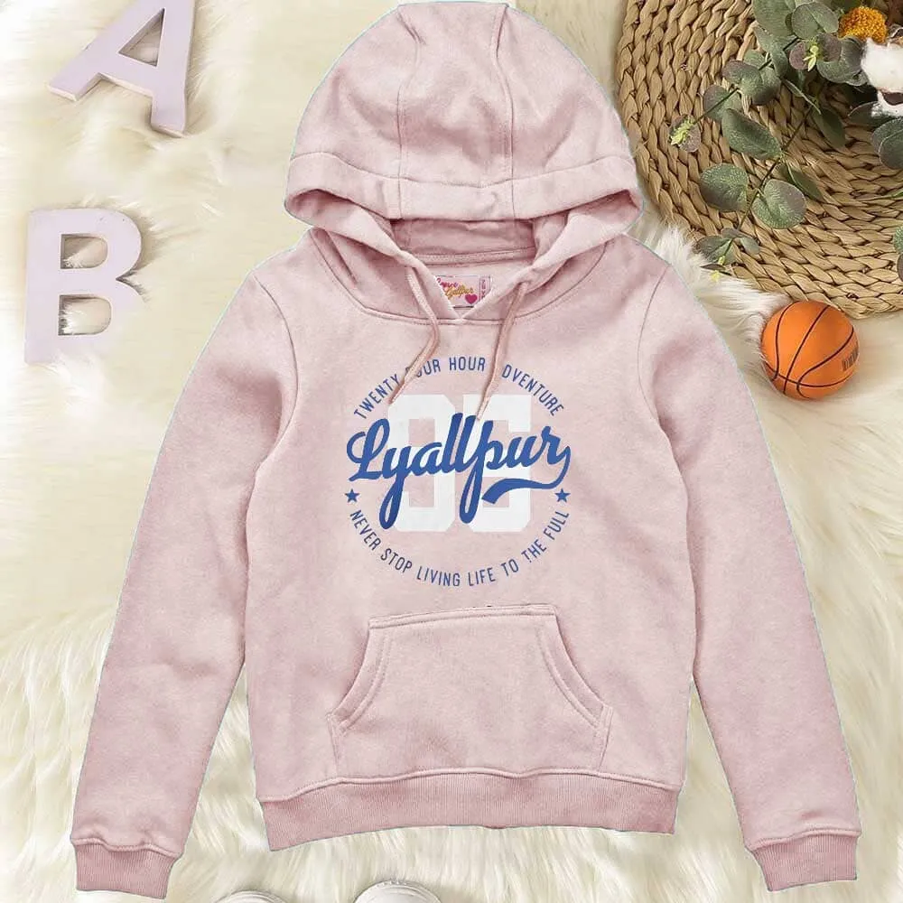 Girl's Lyallpur 95 Printed Pullover Hoodie