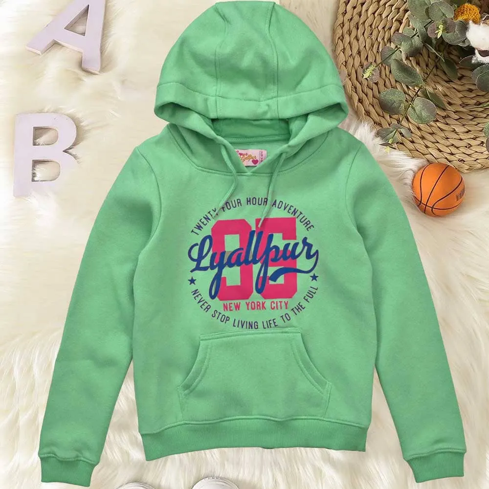 Girl's Lyallpur 95 Printed Pullover Hoodie