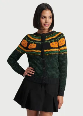 Give 'Em Pumpkin To Talk About Fair Isle Cardigan