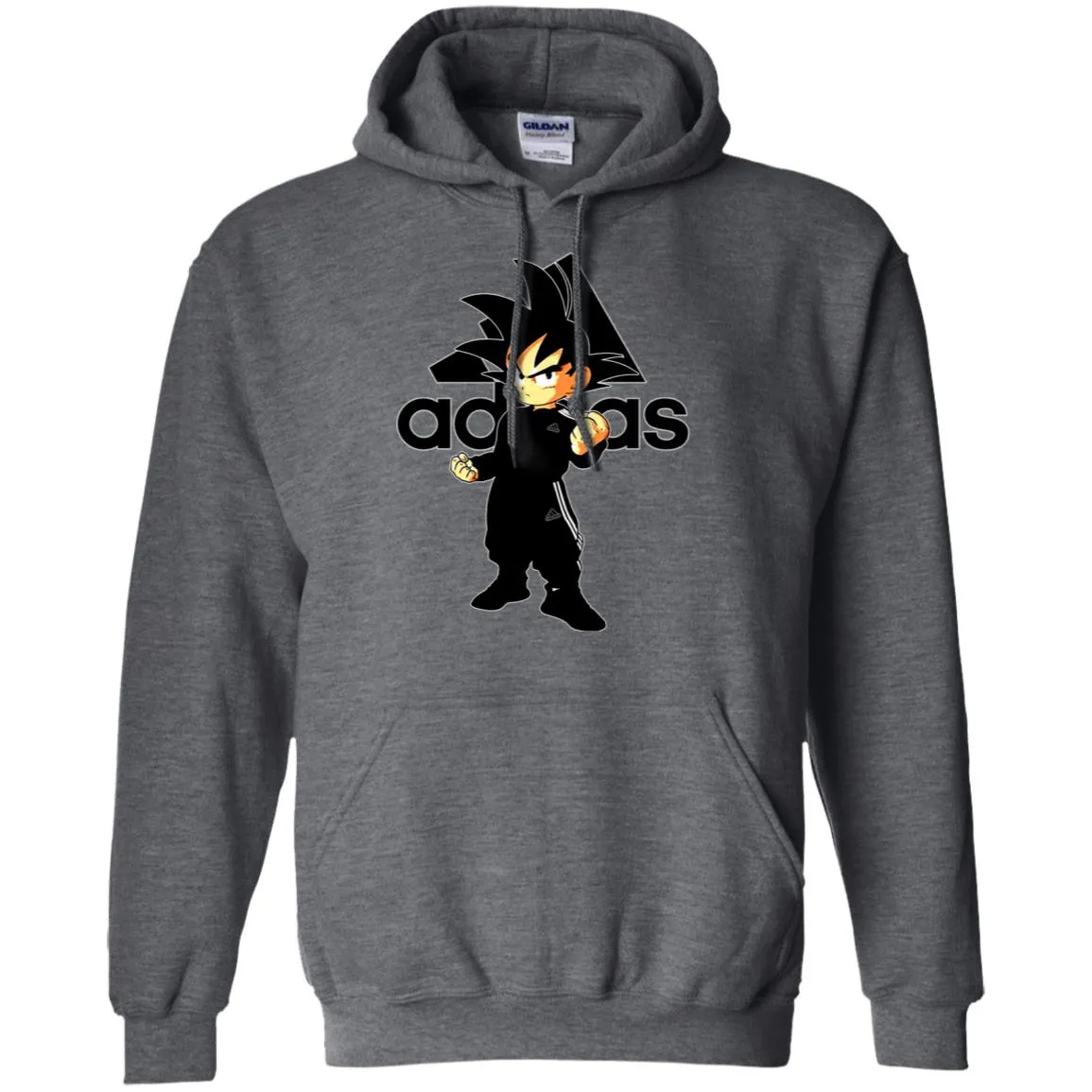 Goku Adidas Black T-shirt Pullover Hoodie Sweatshirt