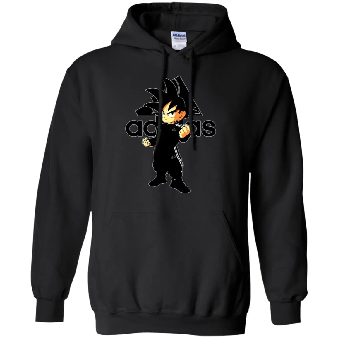 Goku Adidas Black T-shirt Pullover Hoodie Sweatshirt