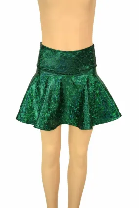 Green Kaleidoscope Kids Skirt or Skort