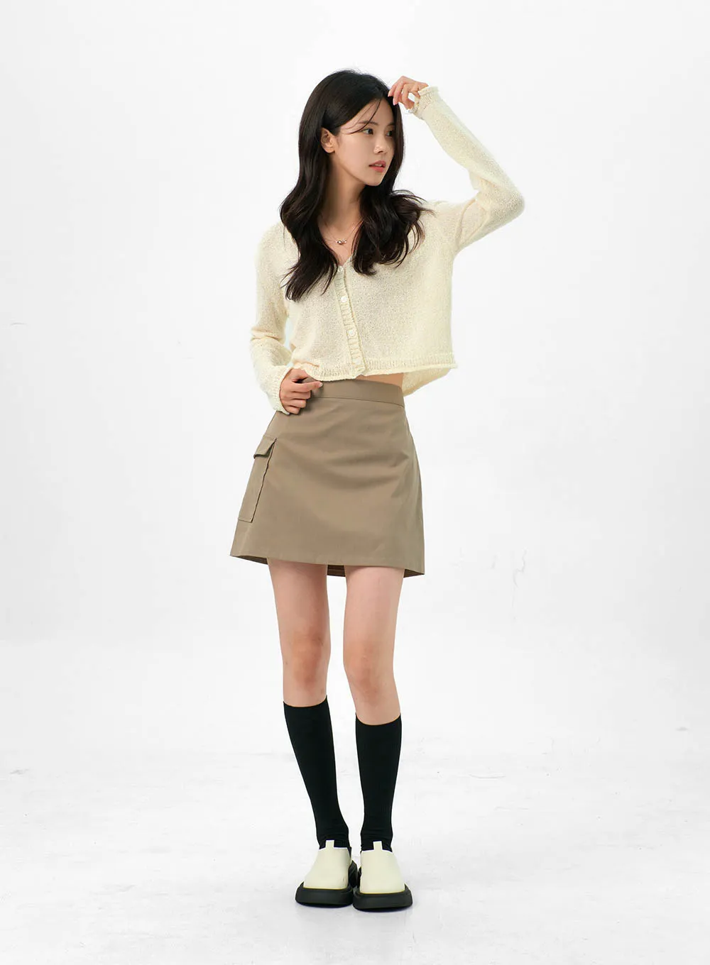 H-Line Mini Skirt with Pocket OG322