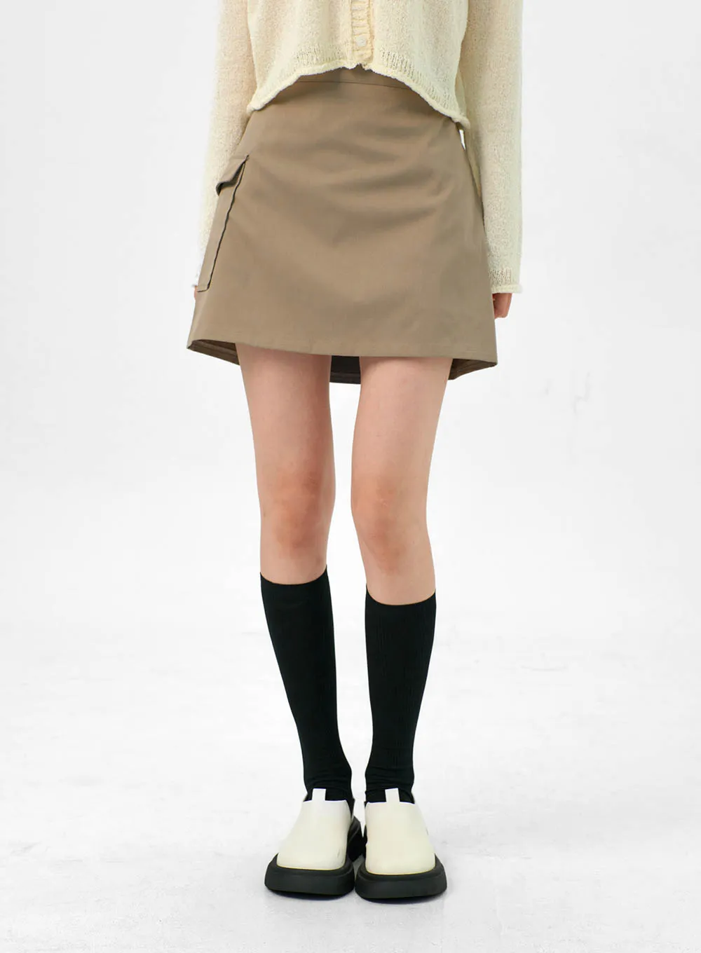 H-Line Mini Skirt with Pocket OG322