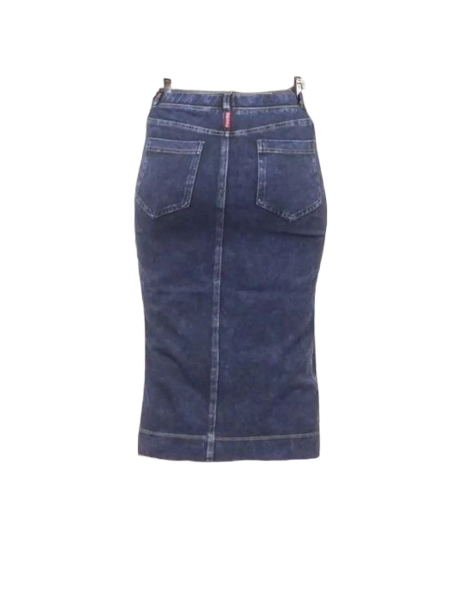 Hard Tail Midi Denim Pencil Skirt MWJ-105