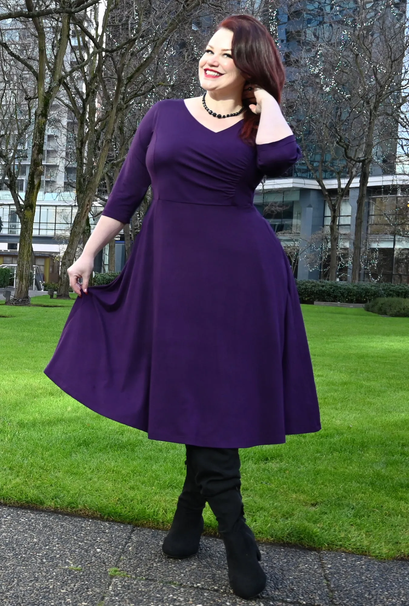 Harmony Dress - Amethyst Bamboo