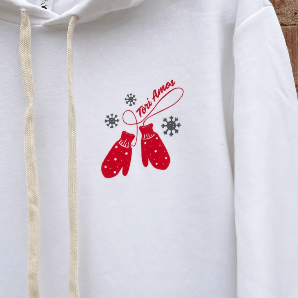 Holiday White Pullover Hoodie