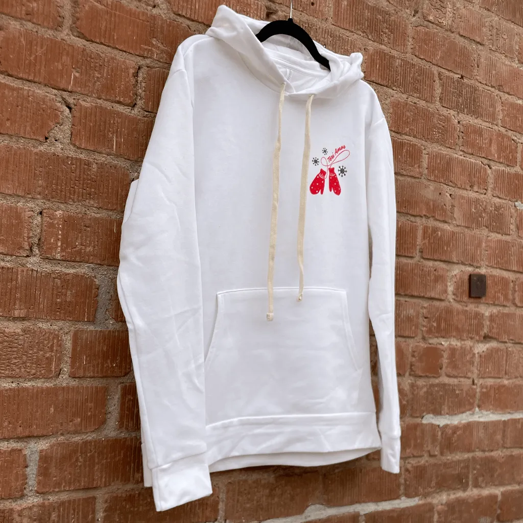 Holiday White Pullover Hoodie