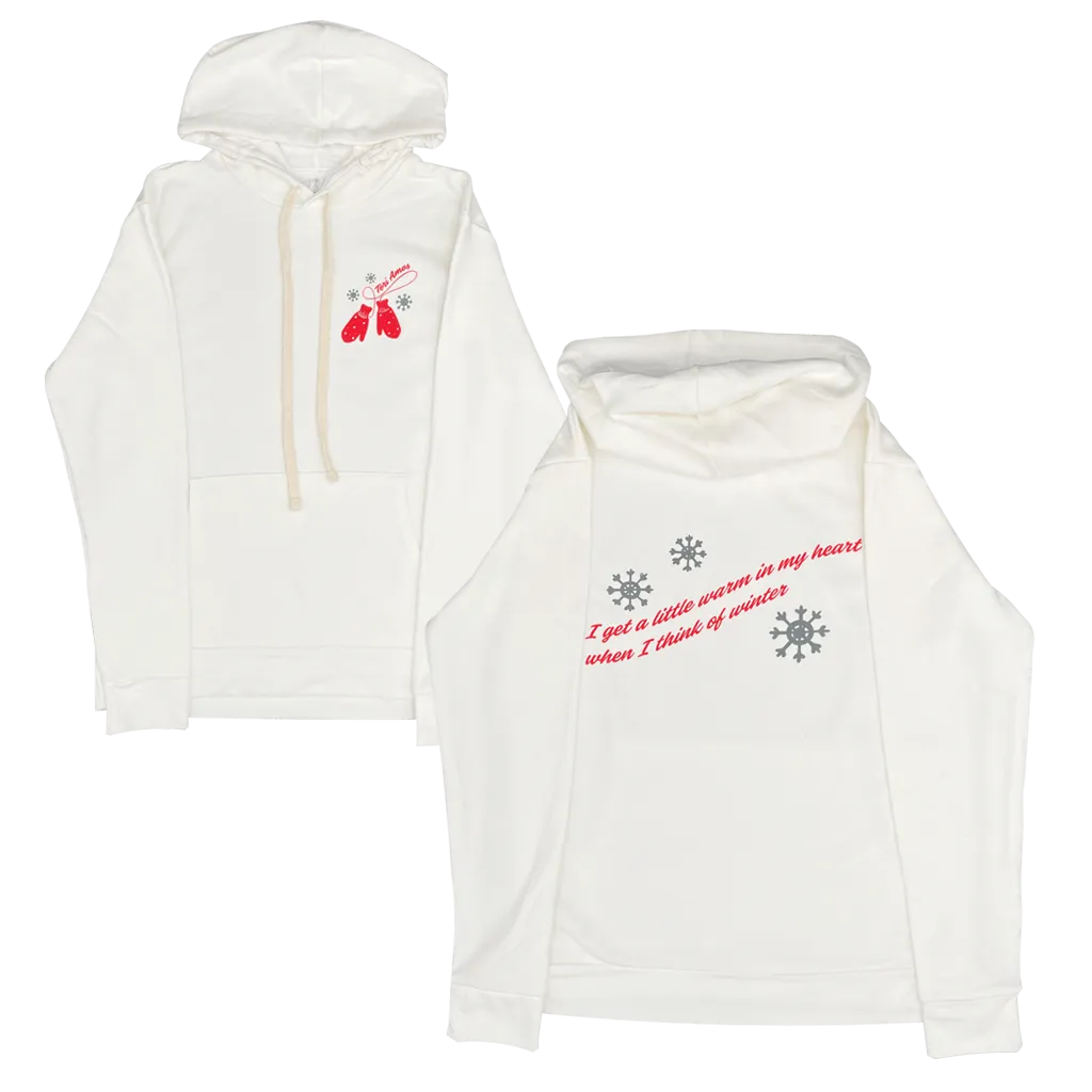 Holiday White Pullover Hoodie