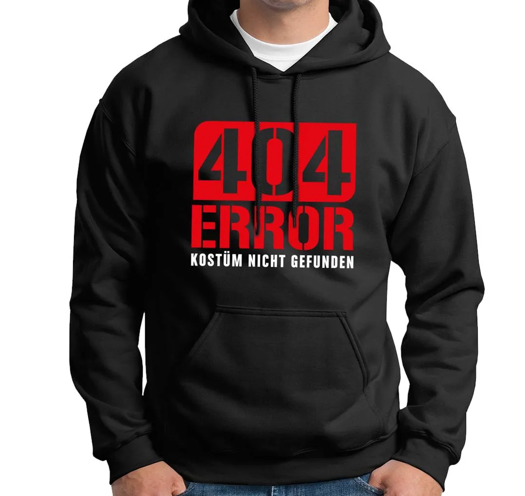 Hoodie - 404 Error Kostüm nicht gefunden