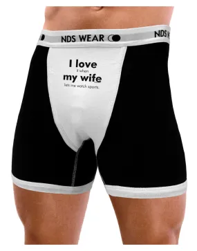 I Love My Wife - Sports Mens Boxer Brief Underwear