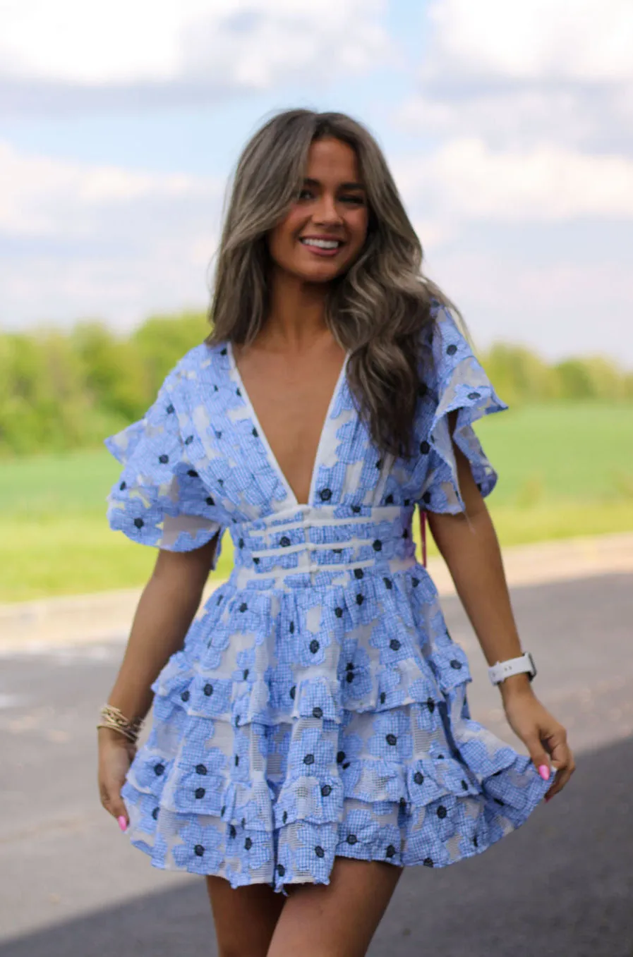 Jacey Blue Lagoon Dress