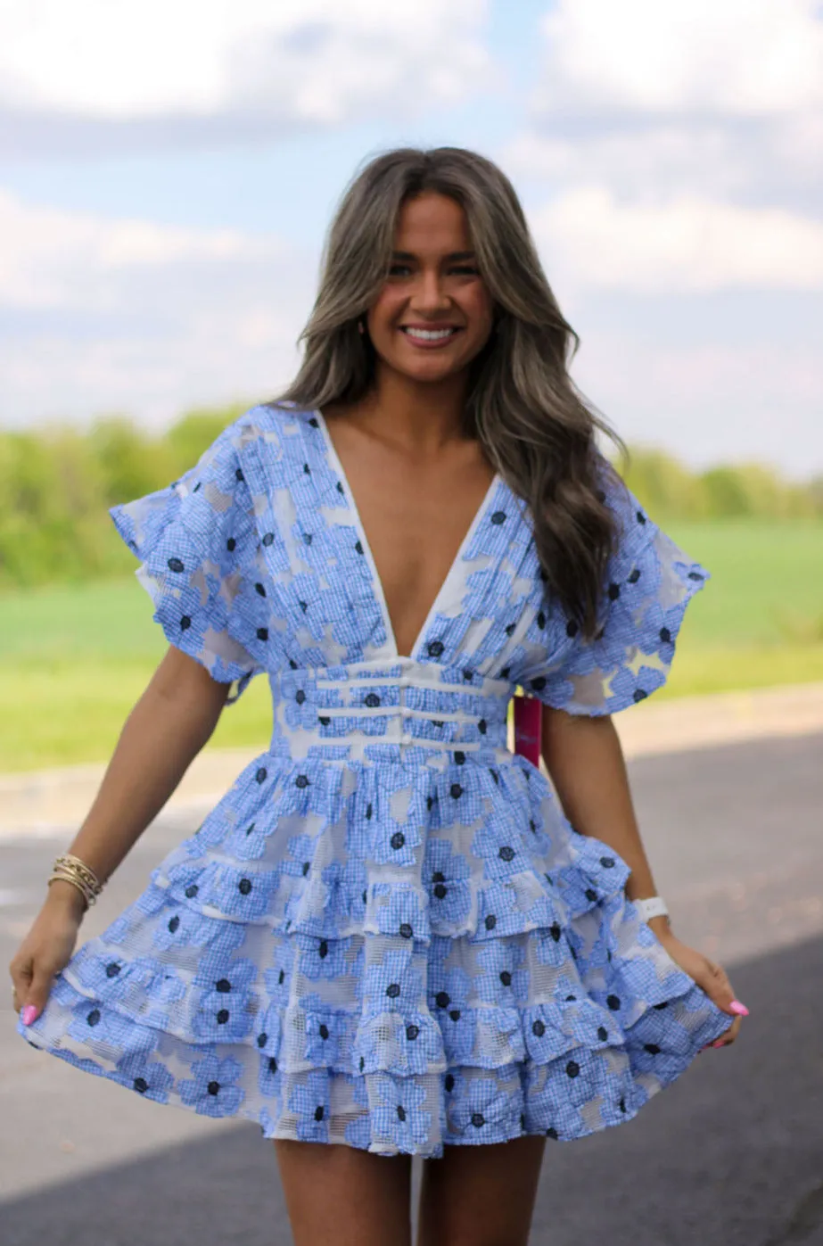 Jacey Blue Lagoon Dress