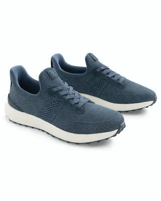 Johnnie-O Knit Range Runner 2.0 In Denim Blue