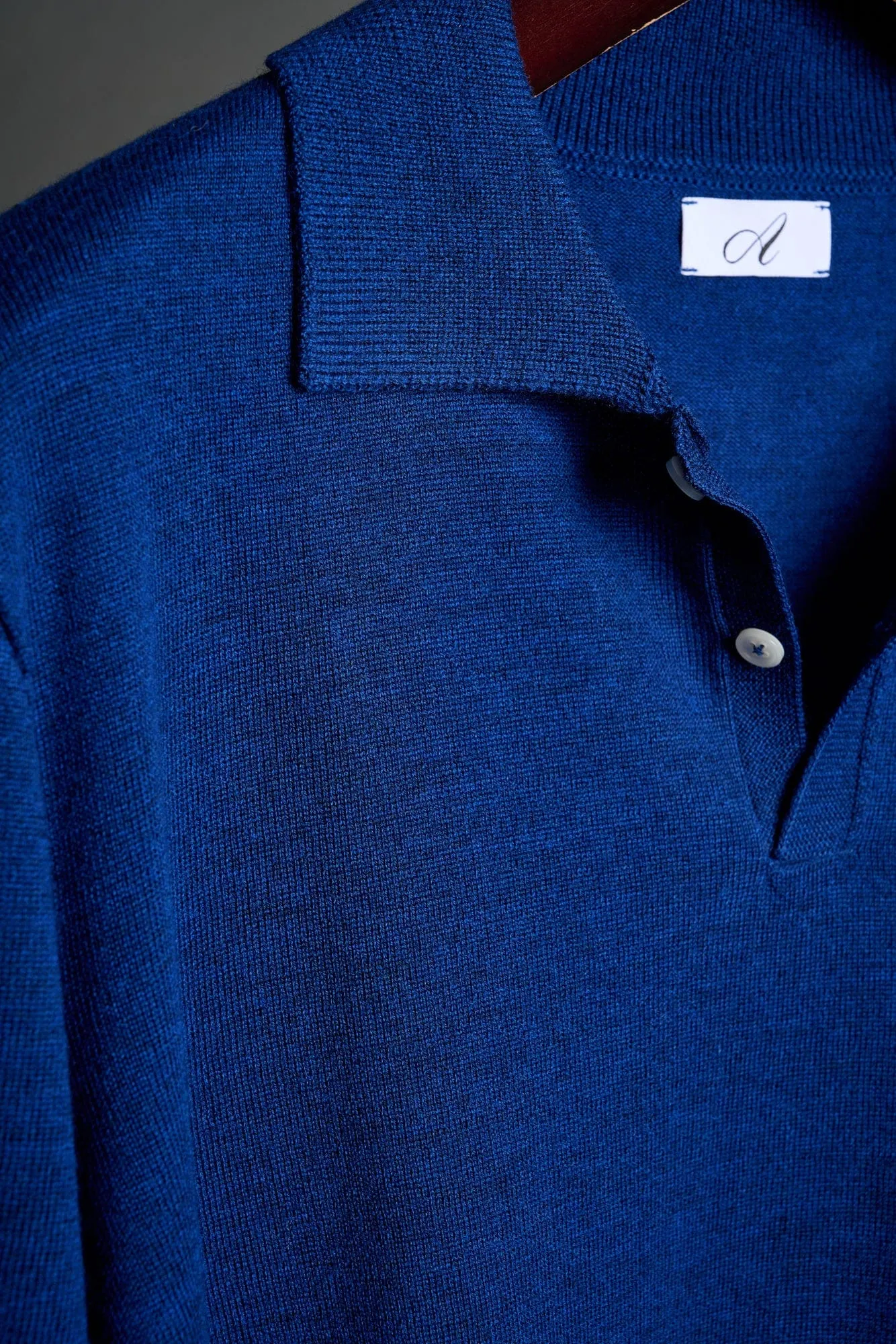 Johnny Fine Merino Long-Sleeve Polo