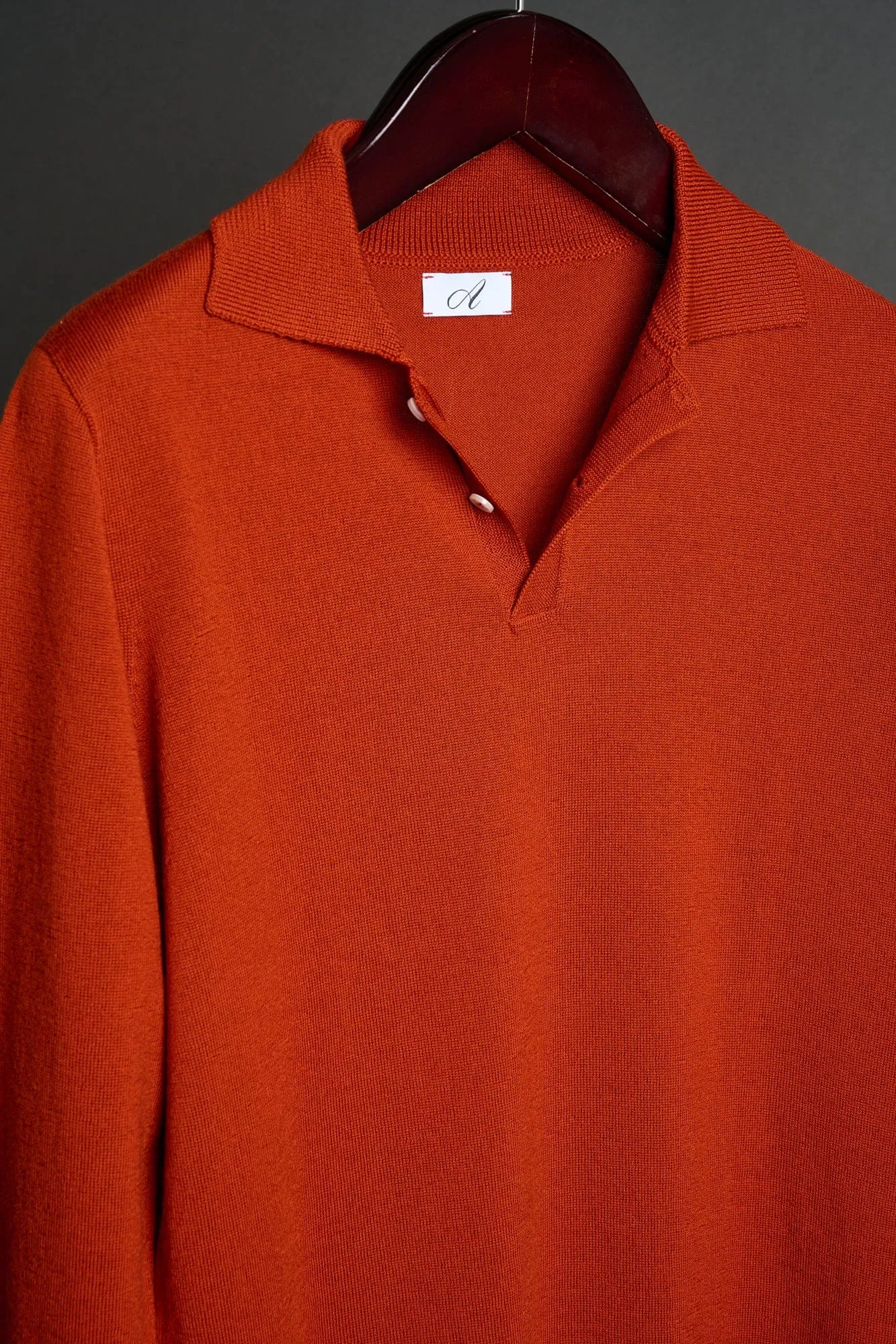 Johnny Fine Merino Long-Sleeve Polo