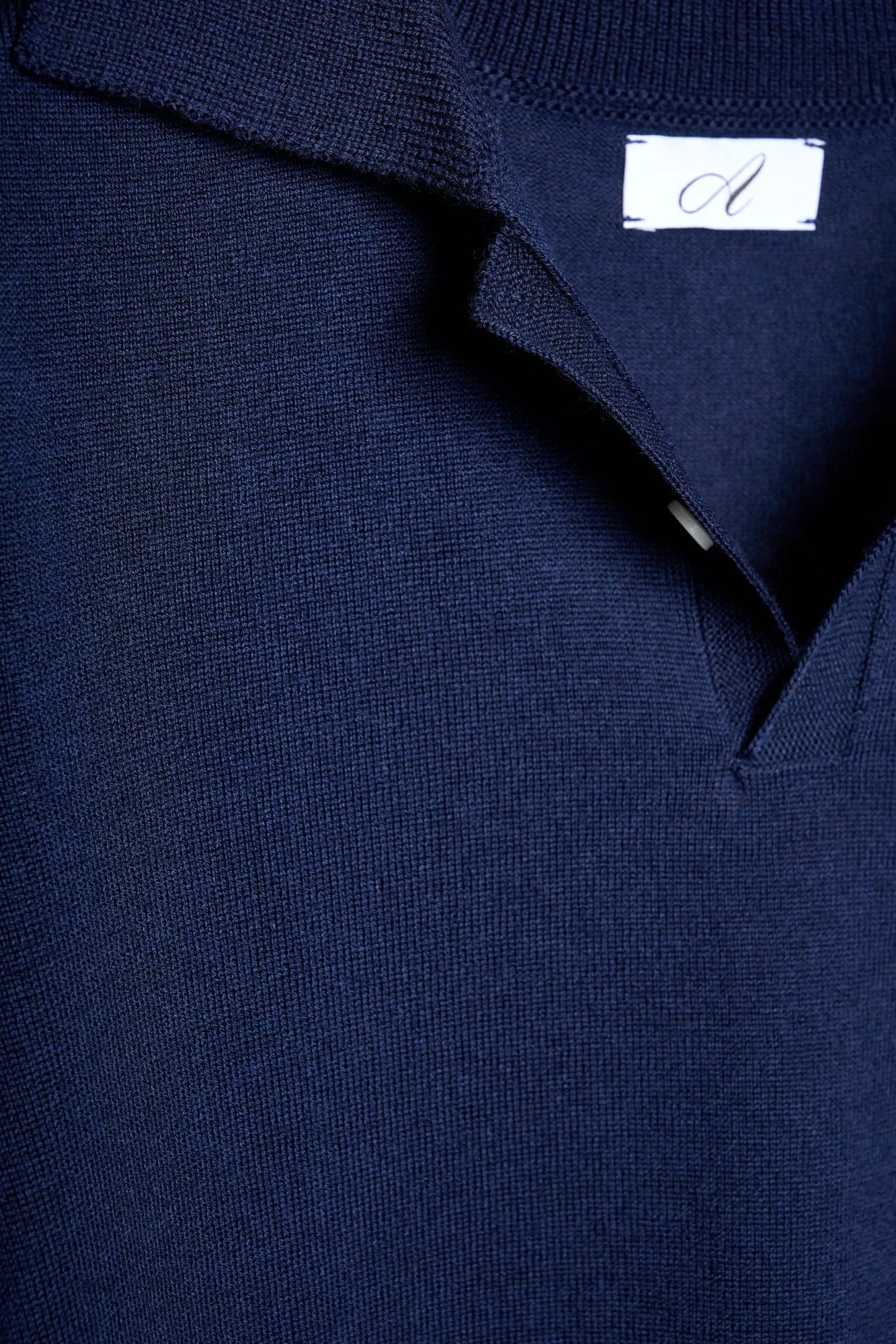 Johnny Fine Merino Long-Sleeve Polo