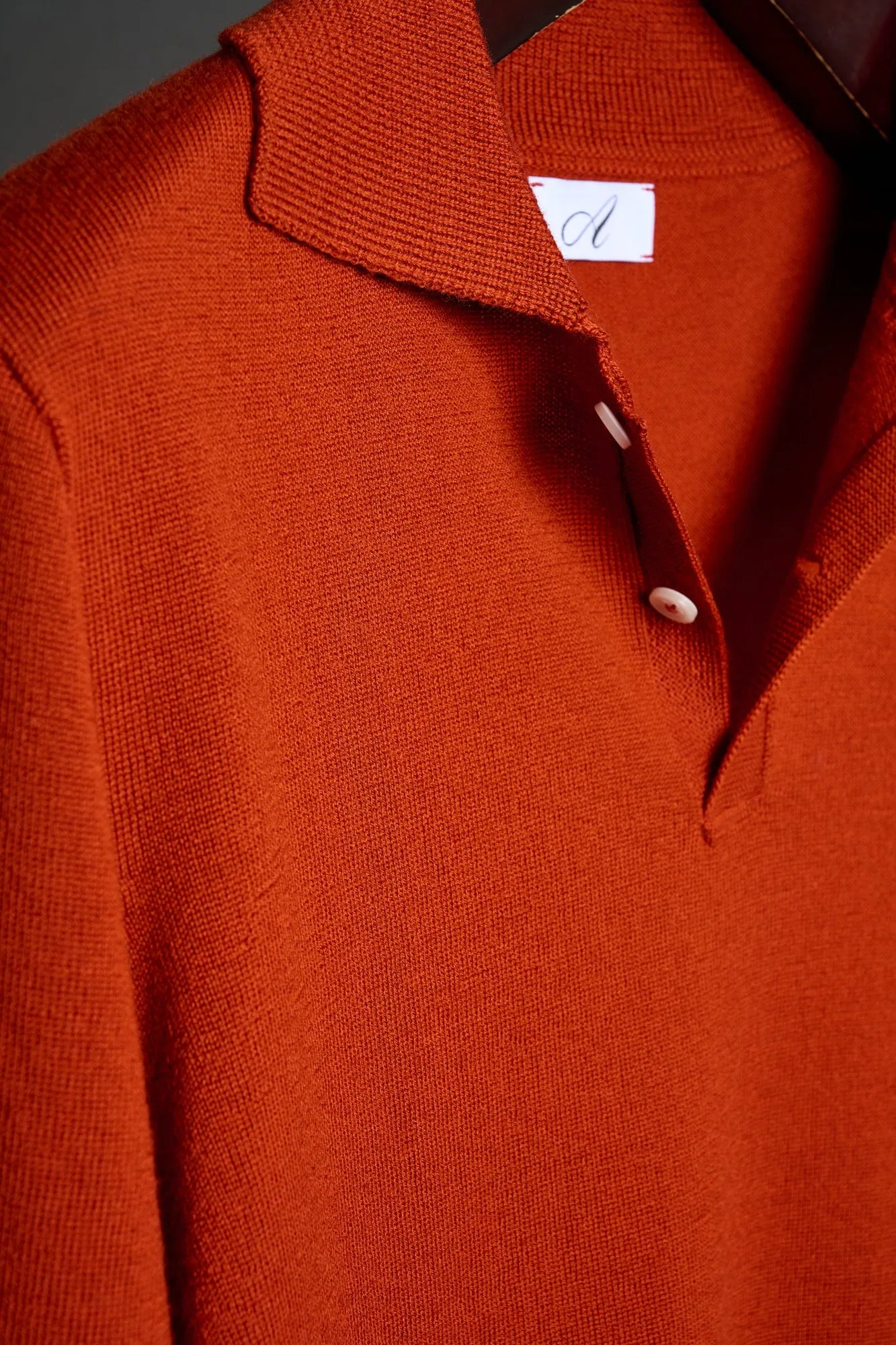 Johnny Fine Merino Long-Sleeve Polo