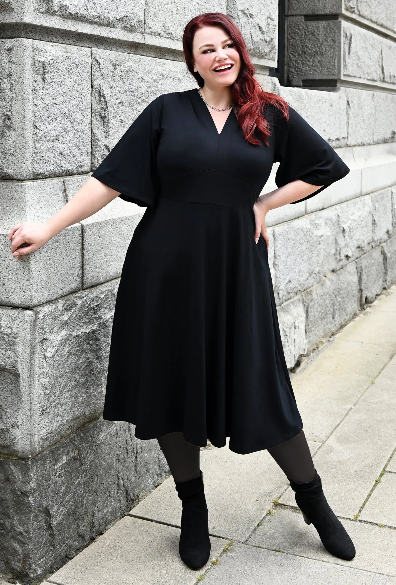 Joy Dress - Black Bamboo