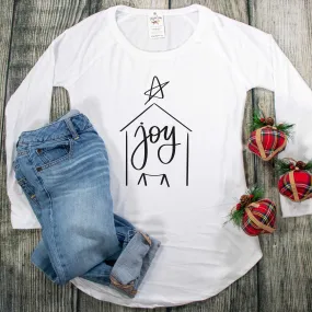 Joy Nativity Tunic Tee