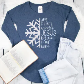 Joy Peace Wonder Tunic Tee