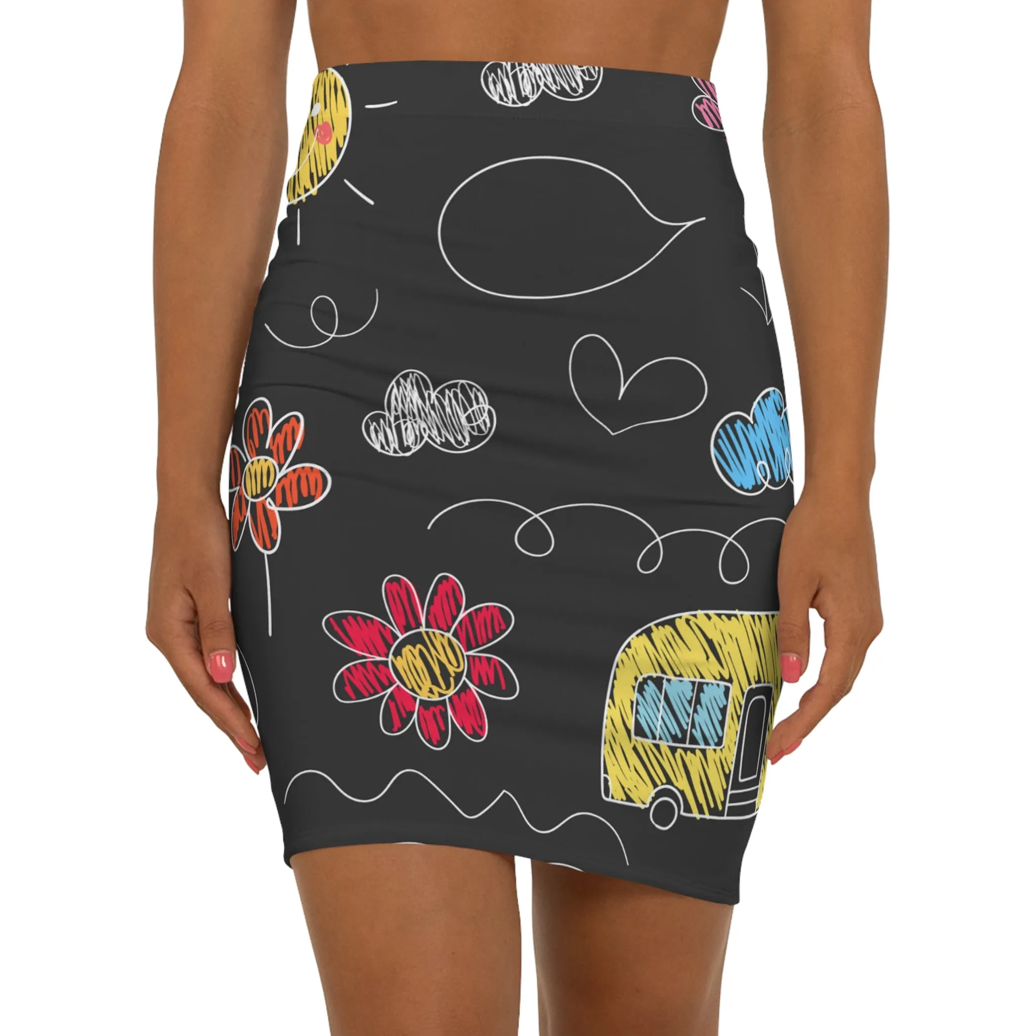 Kids Doodle Playground - Inovax Women's Mini Skirt