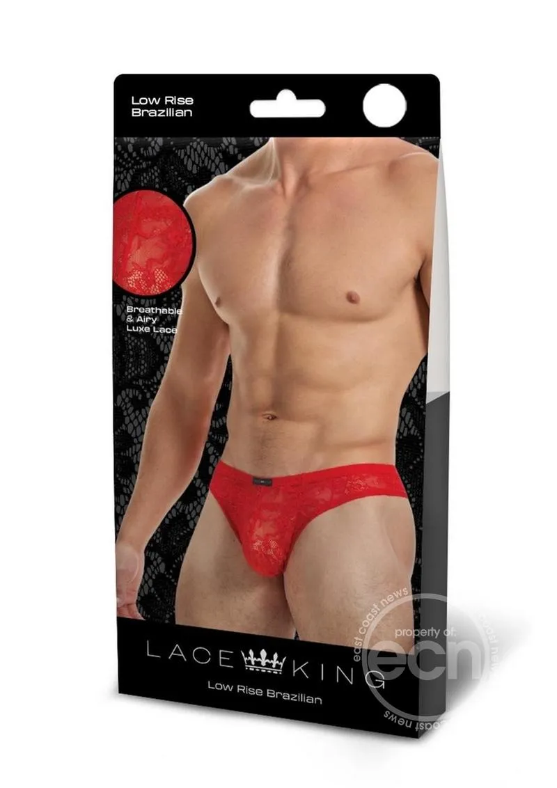 Lace King Lace Bikini Red