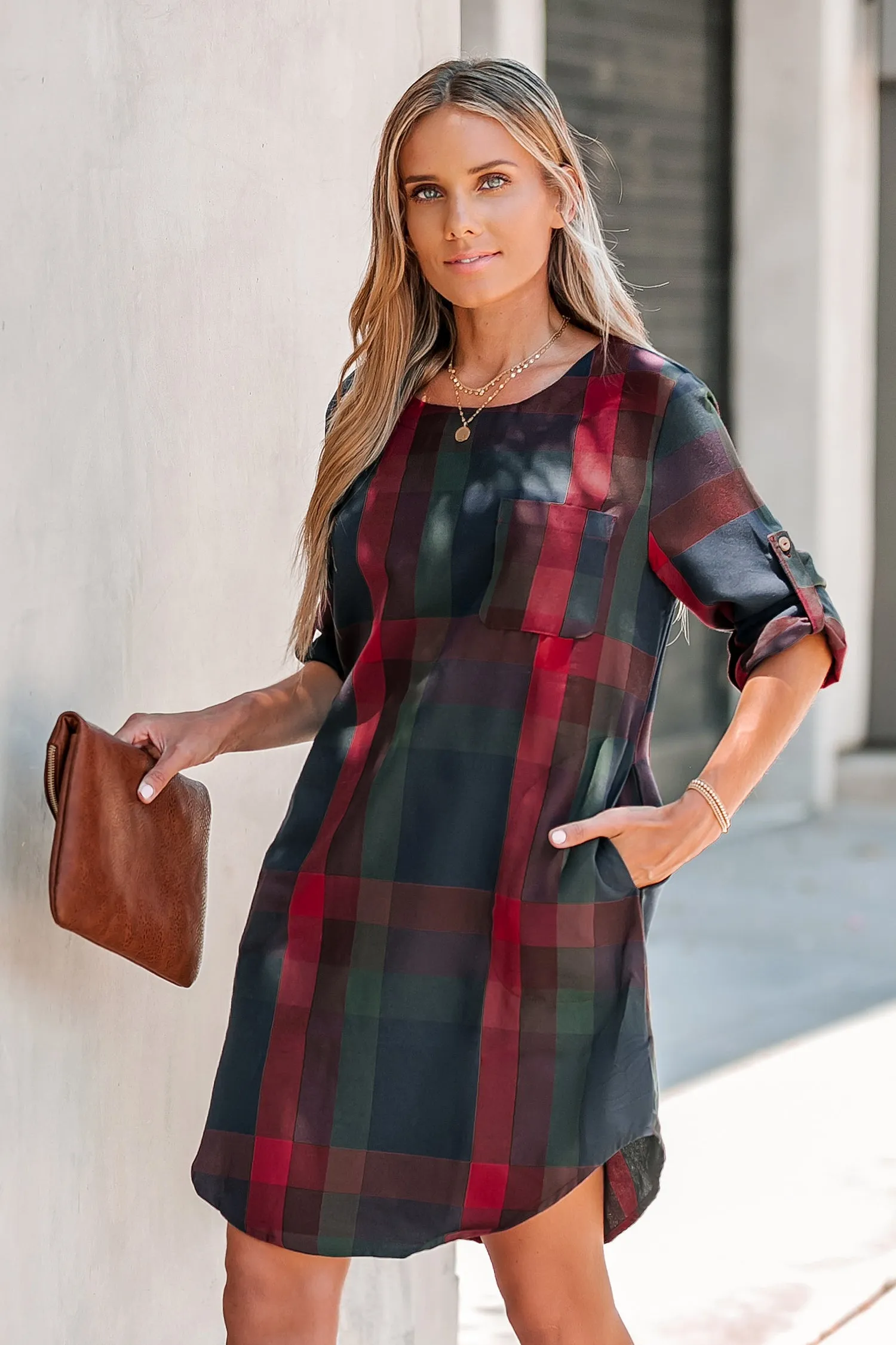 Lady Leisure Plaid Dress