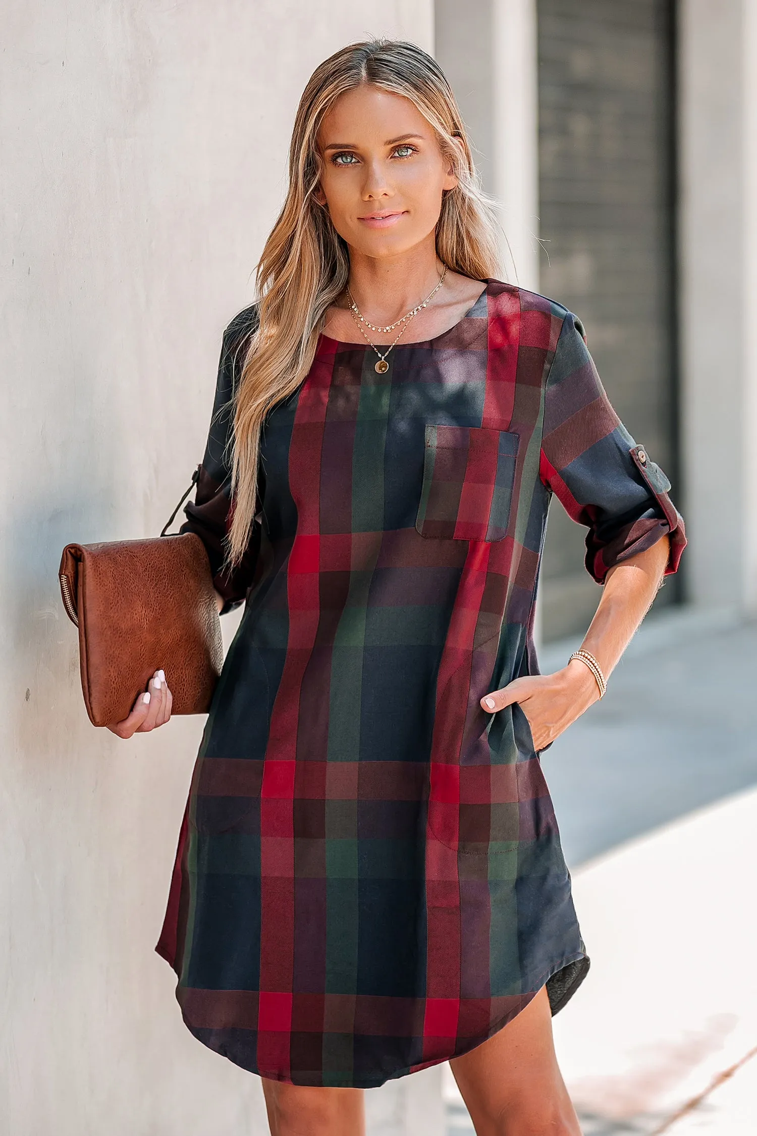 Lady Leisure Plaid Dress