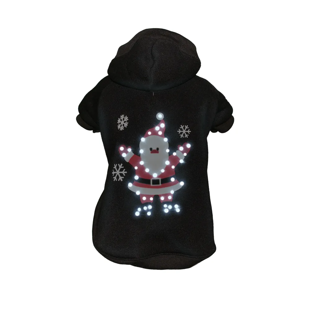 LED Santa Hooded Sweater Fashion