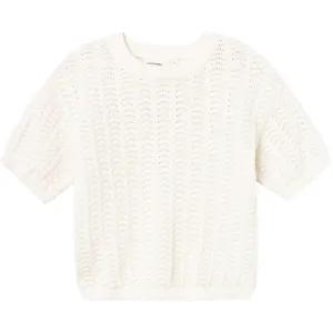 Lil'Atelier Coconut Milk Johanna Loose Knit