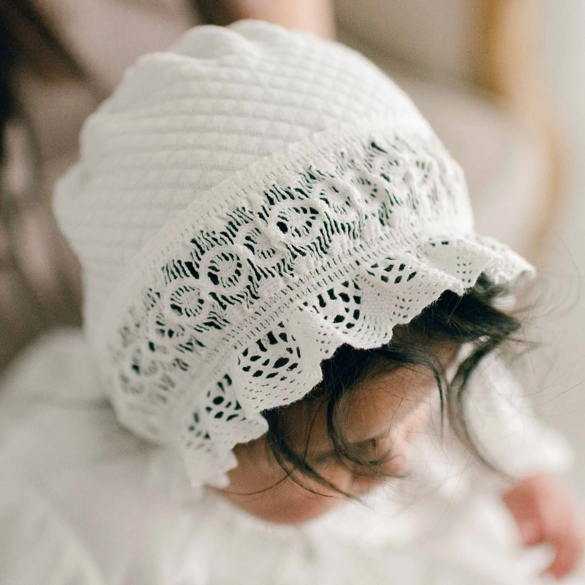 Lily Quilted Cotton Bonnet