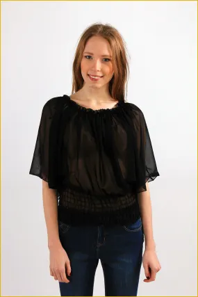 Lipsy Shirred Blouse