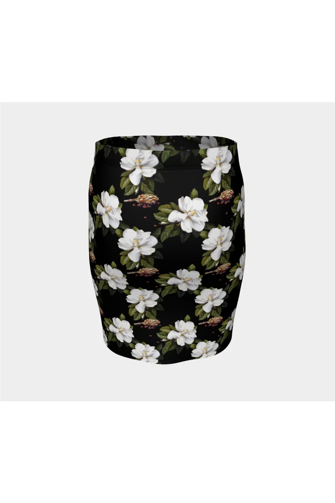 Magnolia Midnight Fitted Skirt