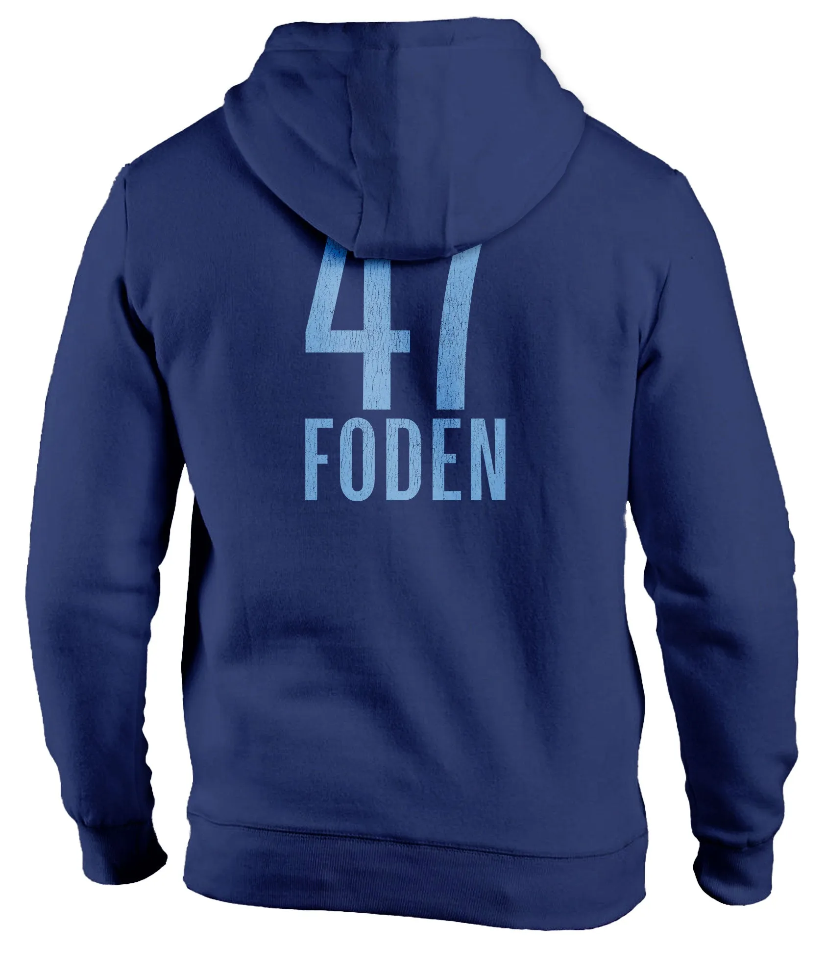 Manchester City FC Phil Foden Fleece Pullover Hoodie - Navy