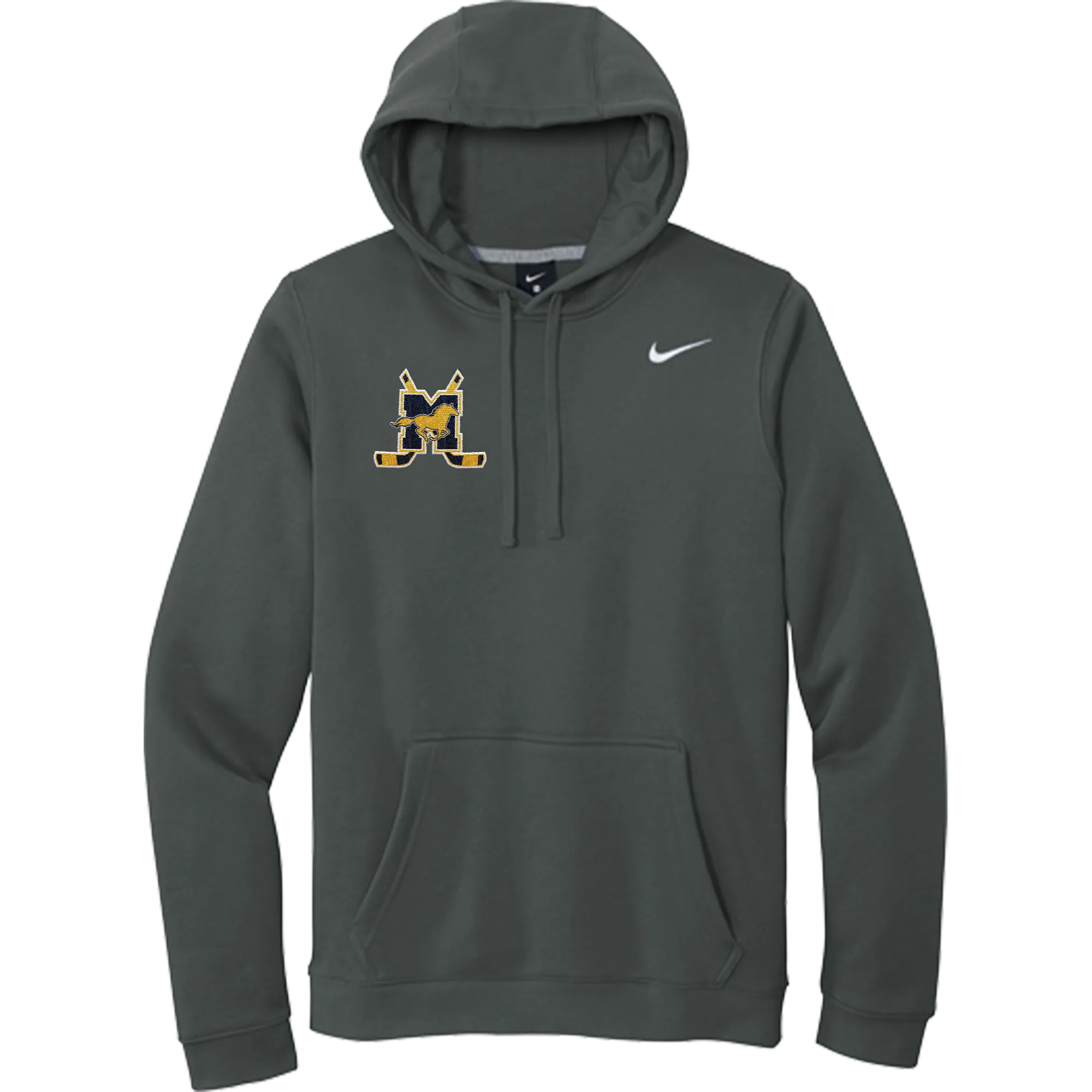 Marlboro Hockey Nike Club Fleece Pullover Hoodie