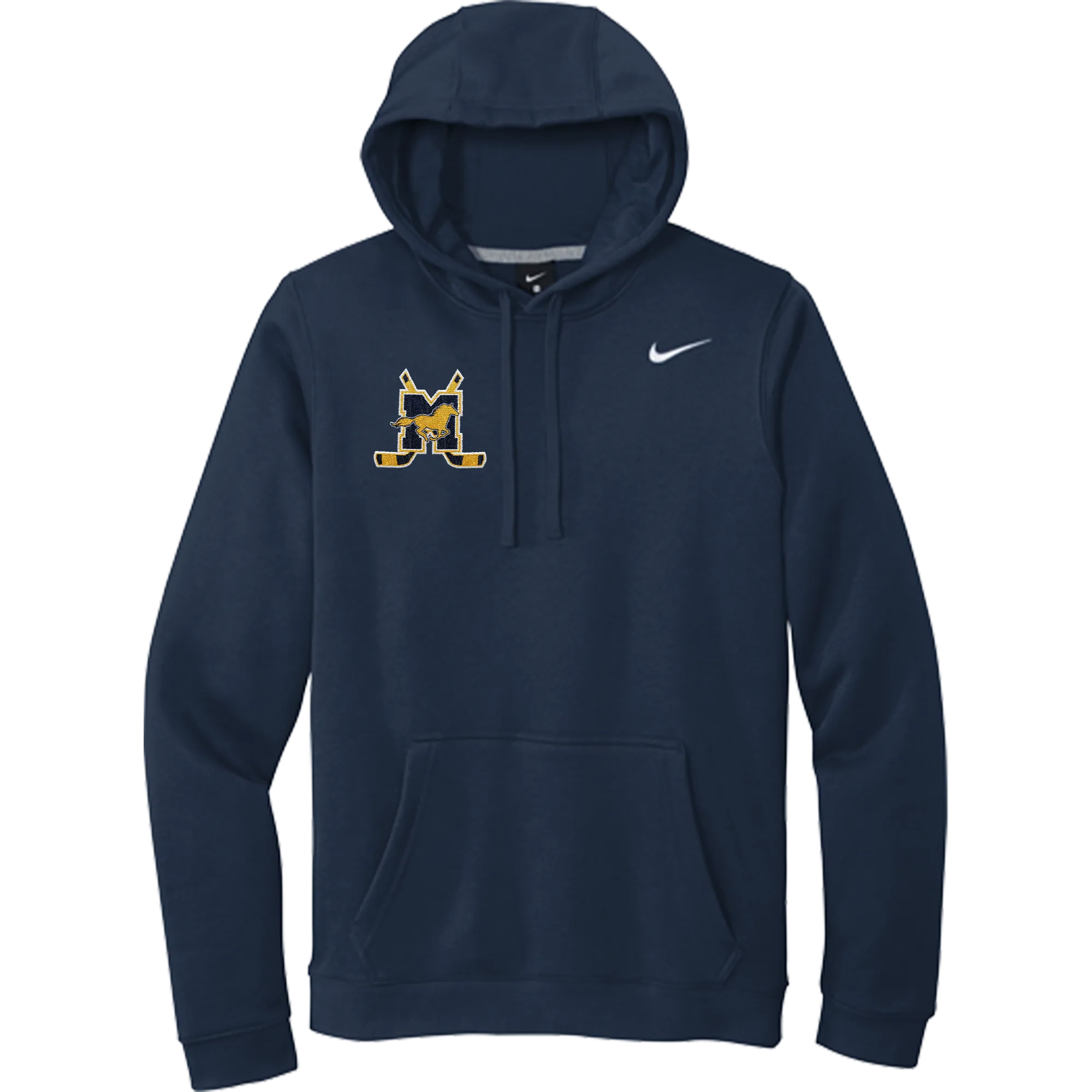 Marlboro Hockey Nike Club Fleece Pullover Hoodie