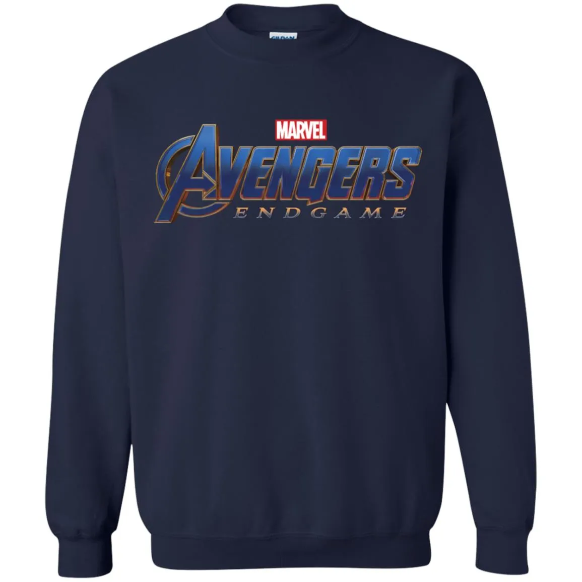 Marvel Avengers Endgame Movie Logo Graphic Crewneck Pullover Sweatshirt