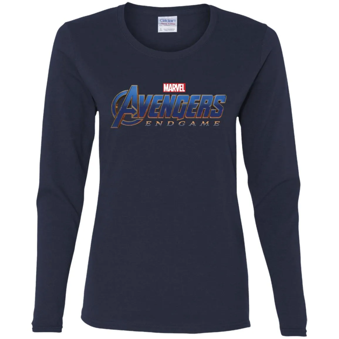 Marvel Avengers Endgame Movie Logo Graphic Women Long Sleeve Shirt